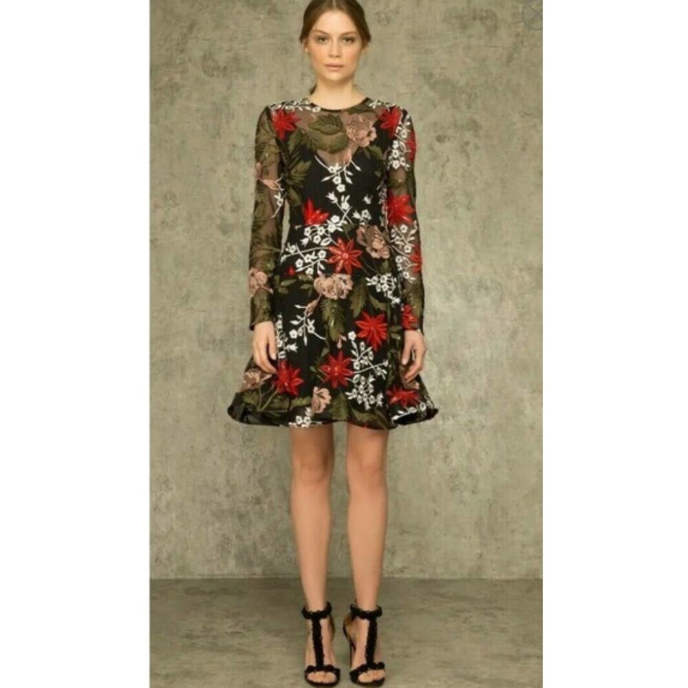 Bronx and Banco black and red sequin BONITA Multicolor size small